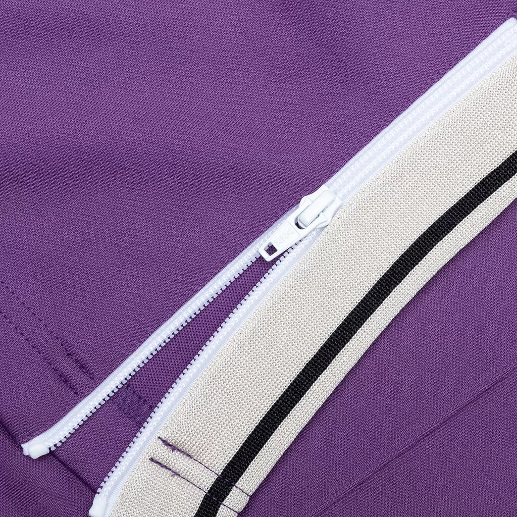 Classic Track Pants - Purple/Off-White